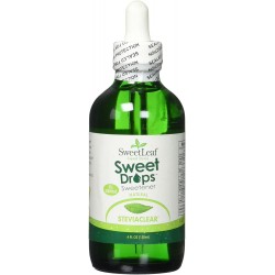 Sweetleaf Stevia Extract Clear Liquid 120ml (1x4 Oz)