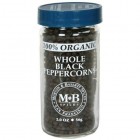 Morton & Bassett Organic Whole Black Pepper (3x2Oz)