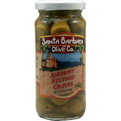 Santa Barbara Olive Co. Anchovy Stuffed Olives (6x5 Oz)