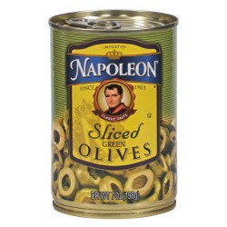 Napoleon Sliced Green Olives (12x7Oz)