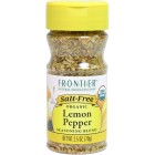 Frontier Natural Salt-Free Lemon Pepper Seasoning (6x2.5 Oz)