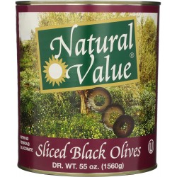 Natural Value Black Sliced Olv/No Fg (6x108OZ )
