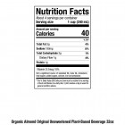 Pacific Natural Unsweetened Original Almond Beverage (12x32 Oz) 