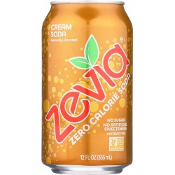 Zevia Creme Soda (4x6Pack )