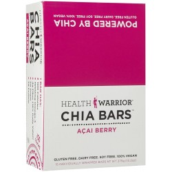 Health Warrior Acai Berry Chia Bar (15x0.88OZ )