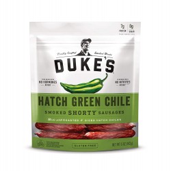 Duke's Smoked Shorty Sausages Hatch Green Chile (8x5 OZ)