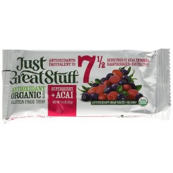 Betty Lou's Just Great Stuff Superberry Acai Bar (12x1.5 Oz)