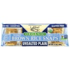 Edward & Sons Plain Unsalted Brown Rice Snaps (12x3.5 Oz)