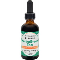 Herbasway Laboratories HerbaGreen Tea Mandarin Mango 2 fl Oz