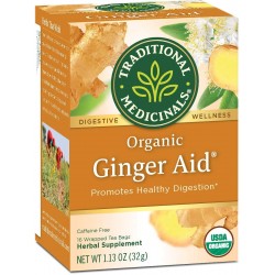 Traditional Medicinals Ginger Aid Herb Tea (6x16 Bag)