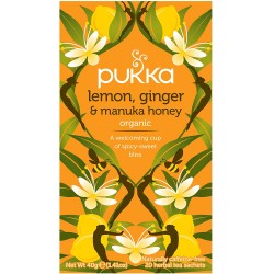 Pukka Herbs Og2 Lemon Ginger Honey Tea (6x20BAG)