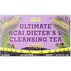 Only Natural Ultimate Acai Dieter's And Cleansing Tea (1x24 Tea Bags)
